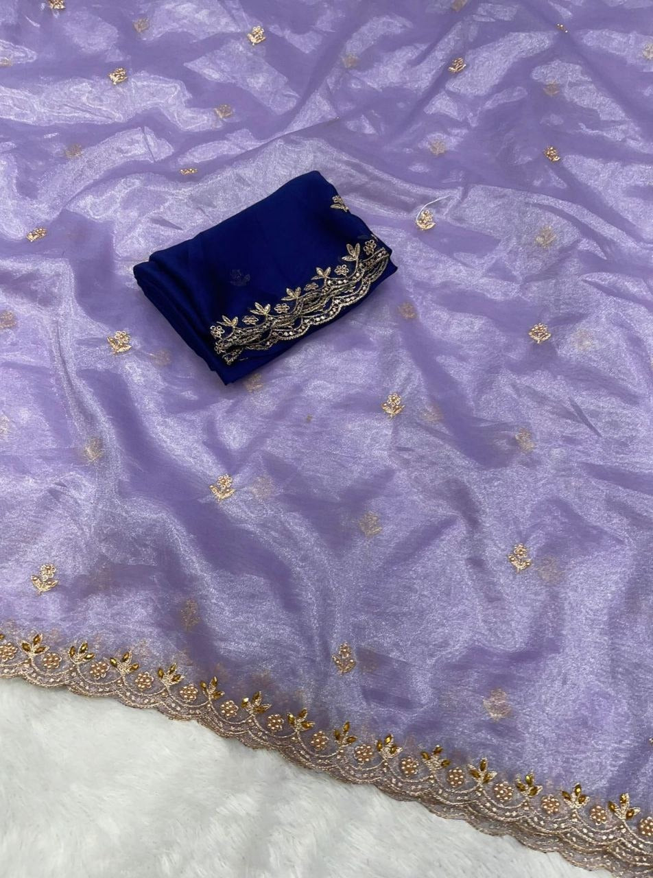 Pure soft twills orenga saree