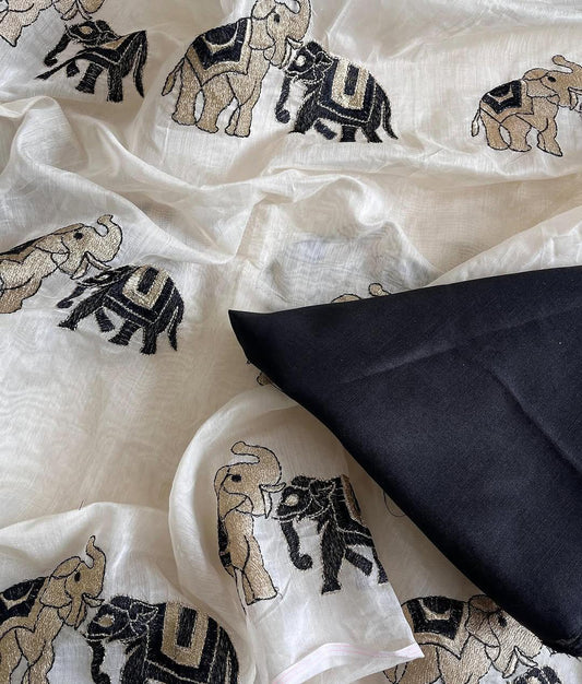 Pure Soft tissue Zari Base Fabric