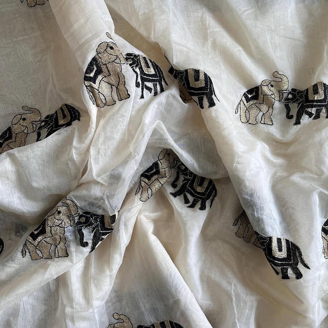 Pure Soft tissue Zari Base Fabric